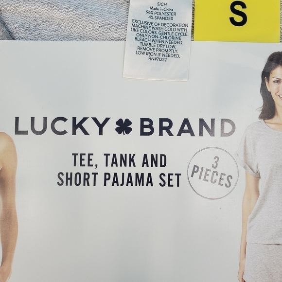 NWT Lucky Brand 3-piece pajama set small - Picture 3 of 9